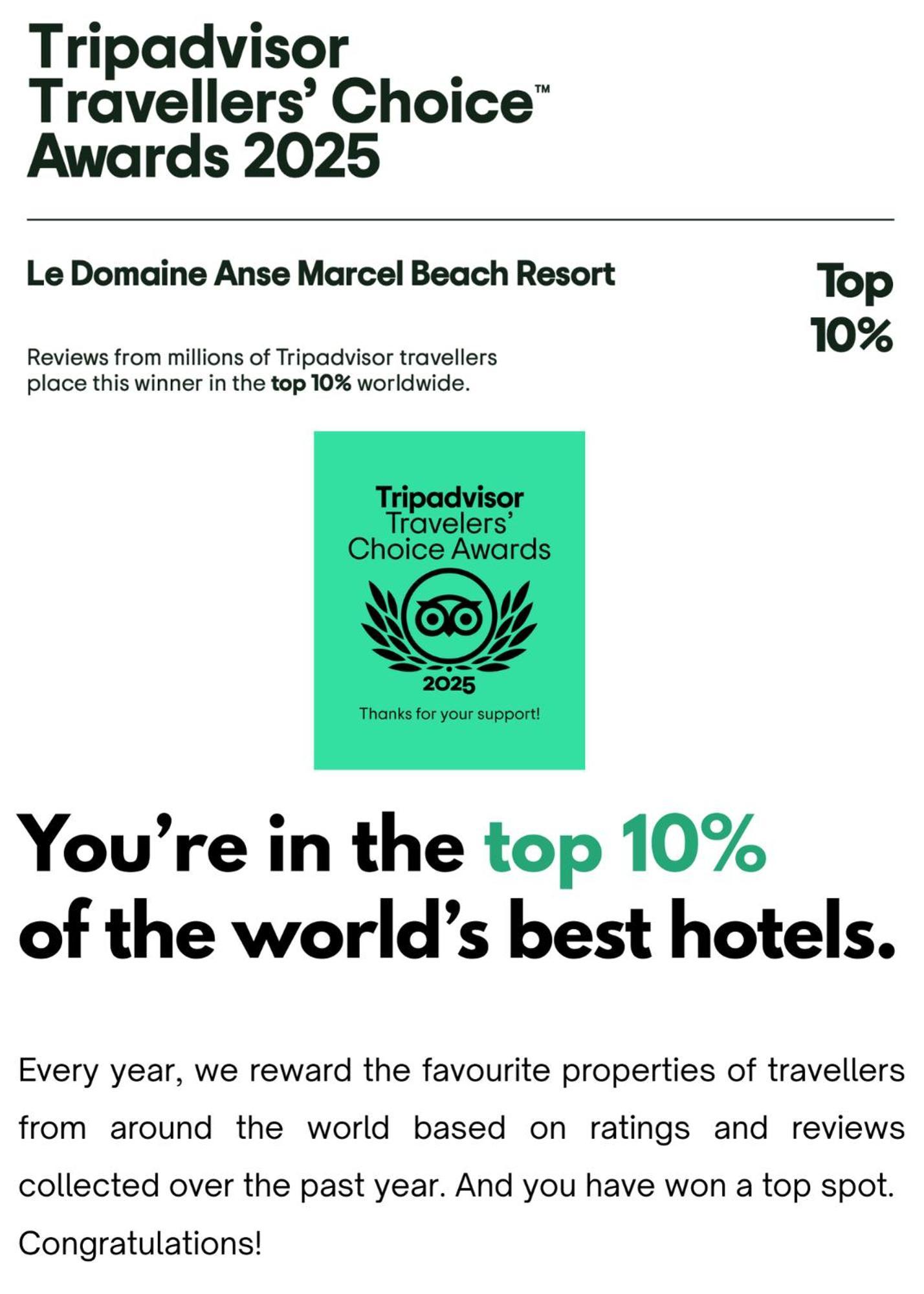 Le Domaine Anse Marcel Beach Resort Exterior foto